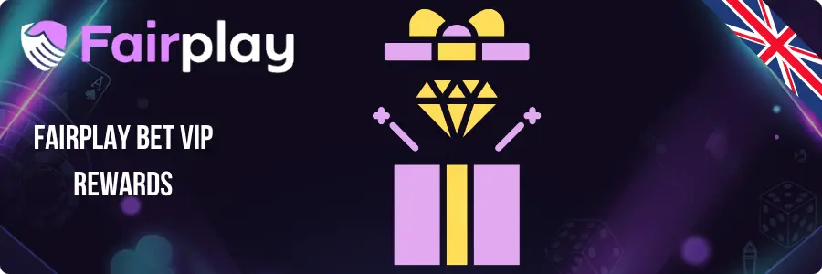 Fairplay Bet VIP rewards graphic with diamond gift